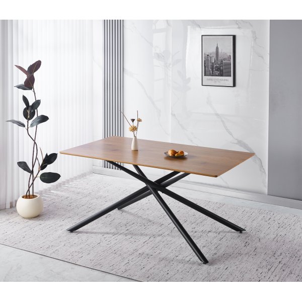 Santos ruokapöytä 160x90 cm tammi Santos ruokapöytä 160x90 cm tammi