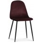 Seat ruokailuryhm, pyre ruokapyt + 4kpl Carisma-samettituolia - Valkoinen / viininpunainen