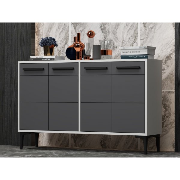 Stria senkki - Valkoinen/antrasiitti Stria senkki - Valkoinen/antrasiitti