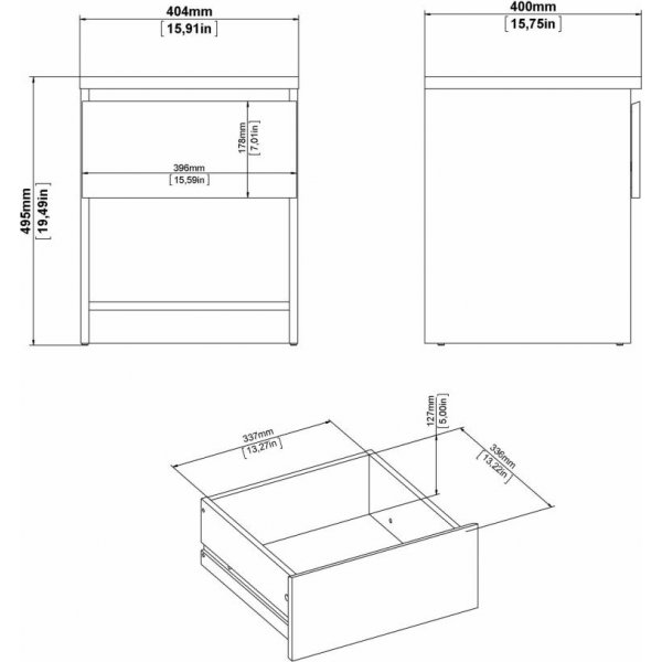 Naia y�p�yt� 1 - valkoinen