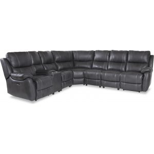 Enjoy recliner kulmasohva - Kuuden istuttava (sähkö), harmaa keinonahka (malli H) Enjoy recliner kulmasohva - Kuuden istuttava (sähkö), harmaa keinonahka (malli H)