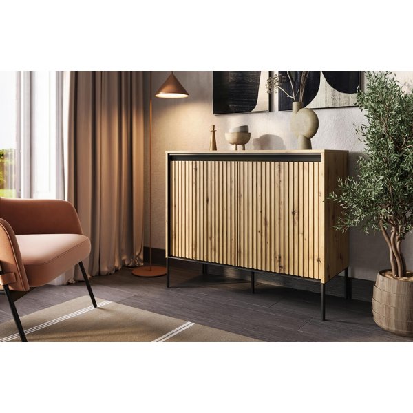 Trendkaappi K83 cm - Artisan tammi/musta Trendkaappi K83 cm - Artisan tammi/musta