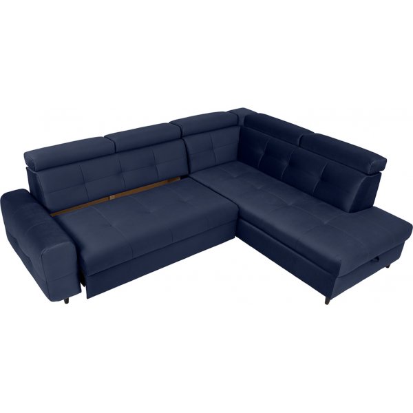 Matras kulmasohva avop��ll� oikealla - Sininen