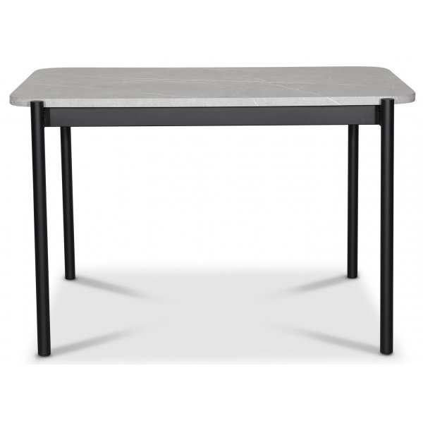 Wayne ruokapöytä 120x80 cm - Vaaleanharmaa marmori (foliointi) Wayne ruokapöytä 120x80 cm - Vaaleanharmaa marmori (foliointi)