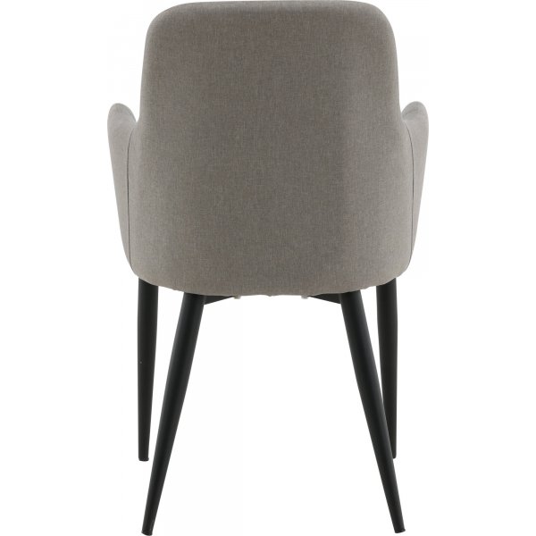 Paolo-nojatuoli - harmaa/musta Paolo-nojatuoli - harmaa/musta