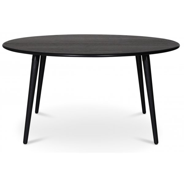 Omni pyre ruokapyt mustaksi petsattua tammea 150 cm