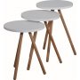 Kolminkertainen erpyt 34 cm - Valkoinen