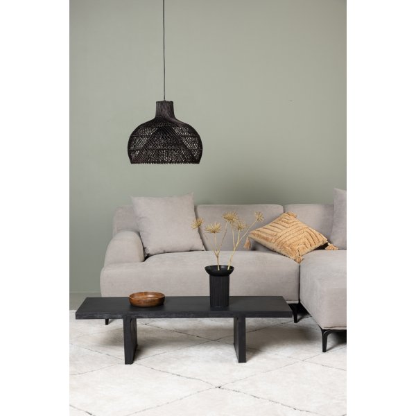 Viskan divaani sohva - musta/vaaleanharmaa