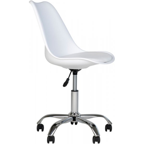 Stavanger Ty�tuoli - Valkoinen/kromi