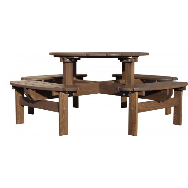 Ronda kalusteryhmä - Puutarhapenkki & pöytä yhdessä - Ruskea Ronda kalusteryhmä - Puutarhapenkki & pöytä yhdessä - Ruskea