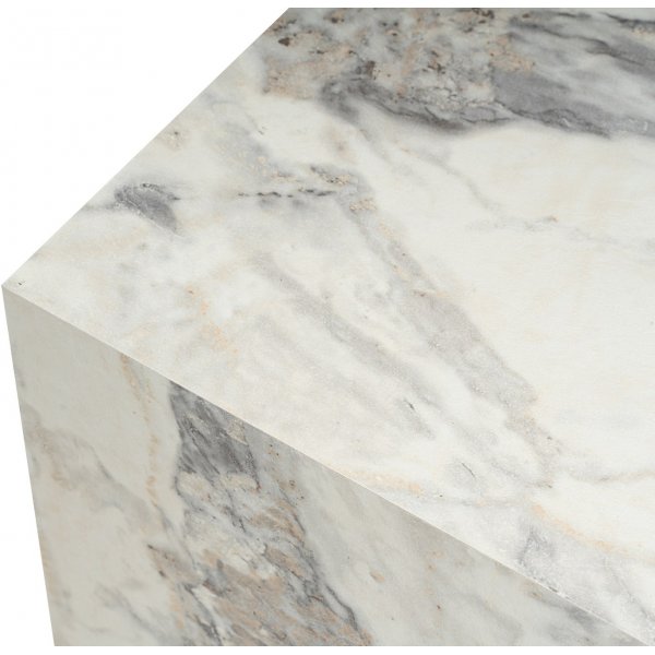 Cubo sivupöytäsetti - Valkoinen marmori Cubo sivupöytäsetti - Valkoinen marmori