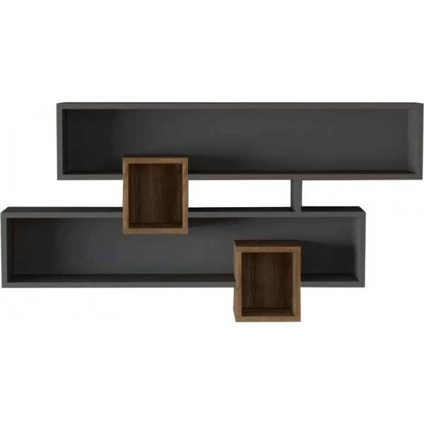 Karen seinähylly - pähkinä/antrasiitti Karen seinähylly - pähkinä/antrasiitti