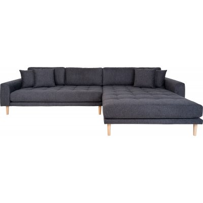 Lido divaani sohva Tummanharmaa oikea