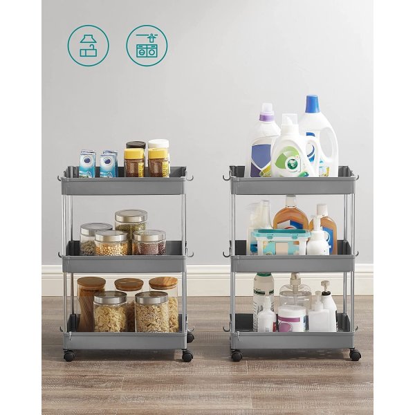 Criollo keittiön hylly 60 cm - harmaa Criollo keittiön hylly 60 cm - harmaa