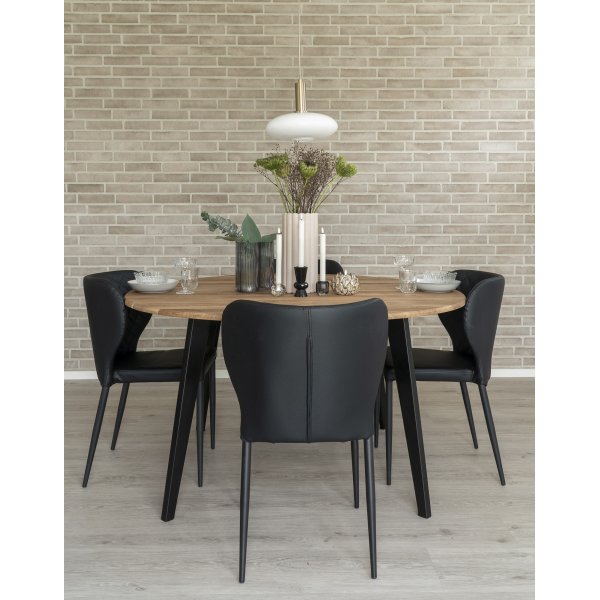 Pisa ruokatuoli - musta