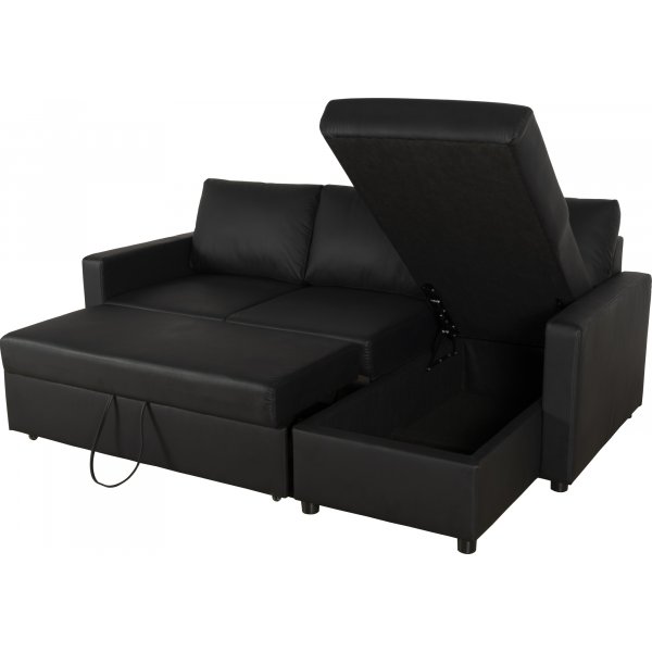 Dream-vuodesohva, silytystila (divaanisohva) - Antrasiitti (eco-nahka)