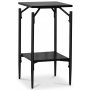 Wayne ypyt korkea hyllyll 75 x 40 x 40 cm - Mustaksi petsattu tammi