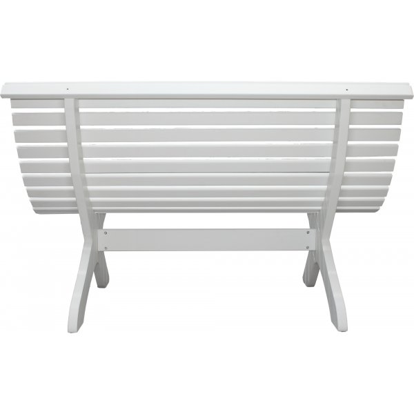 Lillesand 3-istuttava penkki - Valkoinen