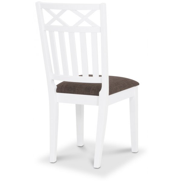 Herrg�rd Wilmer -ruokatuoli - Valkoinen / Ruskea