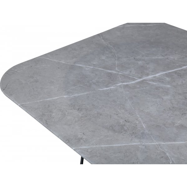 Michel-sohvapöytä 80 x 80 cm - harmaa Michel-sohvapöytä 80 x 80 cm - harmaa