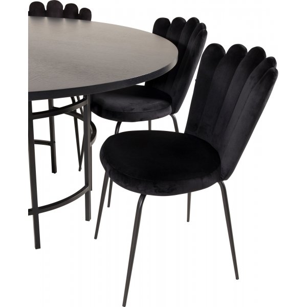 Halmstad tuoli - musta Halmstad tuoli - musta