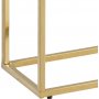 Alisma konsolipyt 110 cm - Valkoinen marmori/kulta