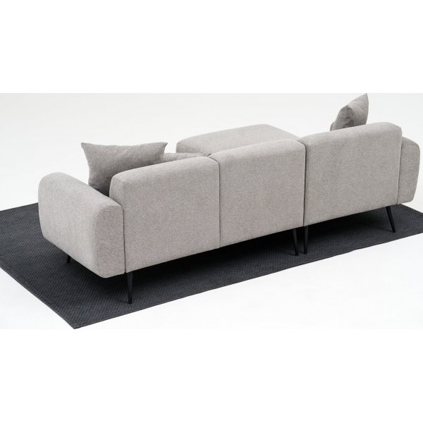 Sivusohva vasen - Vaaleanharmaa Sivusohva vasen - Vaaleanharmaa