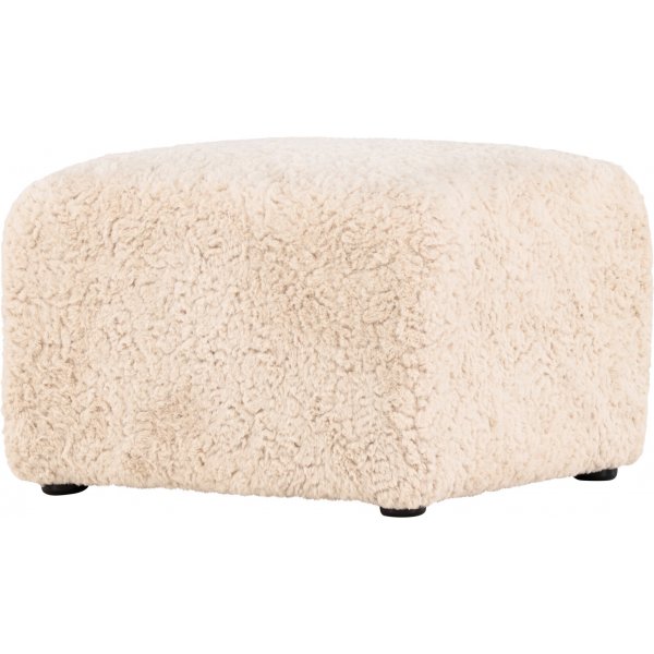 Frankie-pouf 50 x 50 cm - Beige nalle