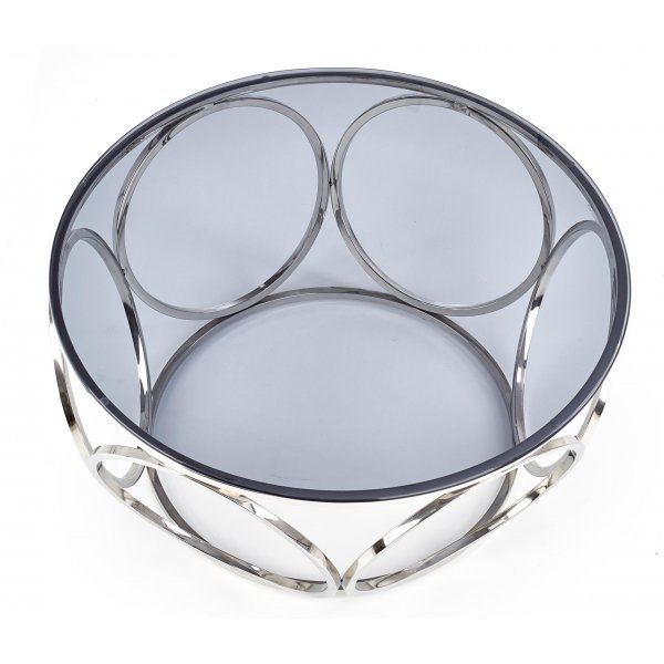 Harlow sohvapöytä Ø80 cm - Kromi Harlow sohvapöytä Ø80 cm - Kromi