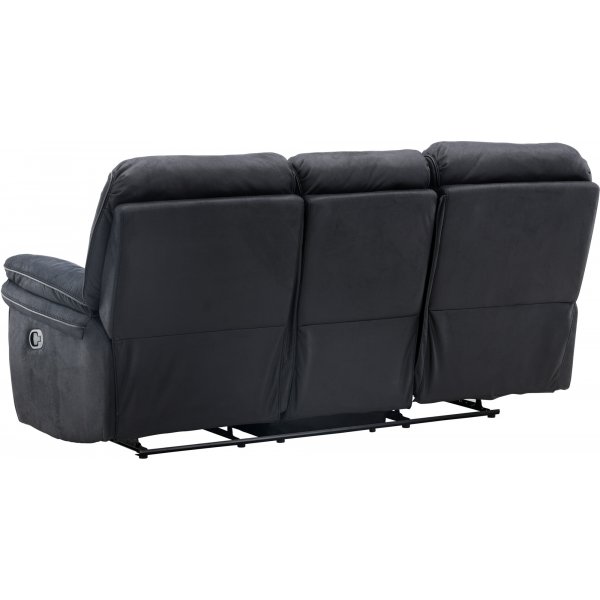 Saranda 3-istuttava leposohva - musta Saranda 3-istuttava leposohva - musta