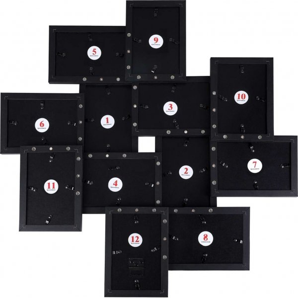 Indra valokuvakehys - musta Indra valokuvakehys - musta