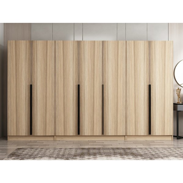 Cikani vaatekaappi 315x52x210 cm - Tammi