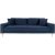 Lido 3-istuttava sohva - Tummansinist samettia