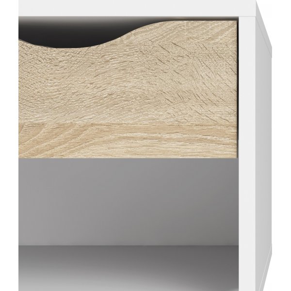 Oslon ypyt - Valkoinen/tammi