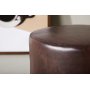 Eastport-pouf - ruskea PU