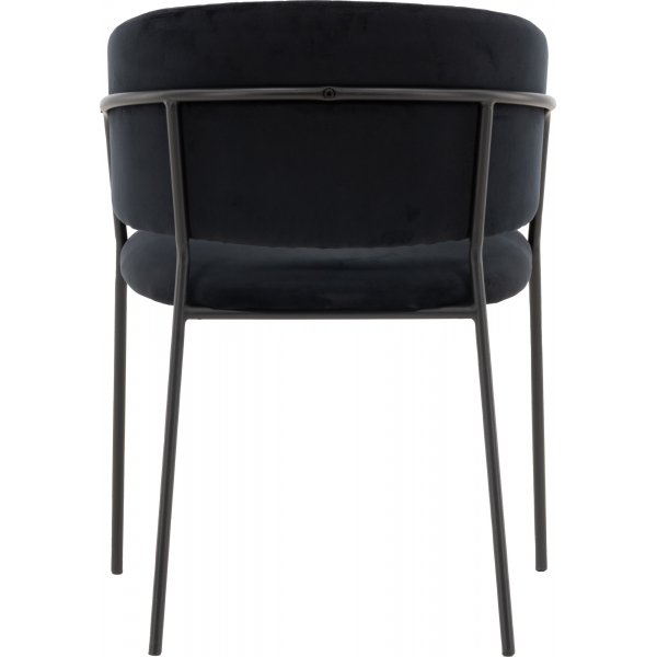 Selma ruokapöydän tuoli - Musta sametti Selma ruokapöydän tuoli - Musta sametti