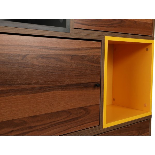 Bengo-kirjahylly - p�hkin�/antrasiitti/keltainen