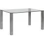 Edge ruokapyt 140 cm - Kromi
