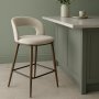 Baarituoli beige/phkinpuu istuinkorkeus 65 cm - Pelican + Huonekalujen tekstiilien puhdistus