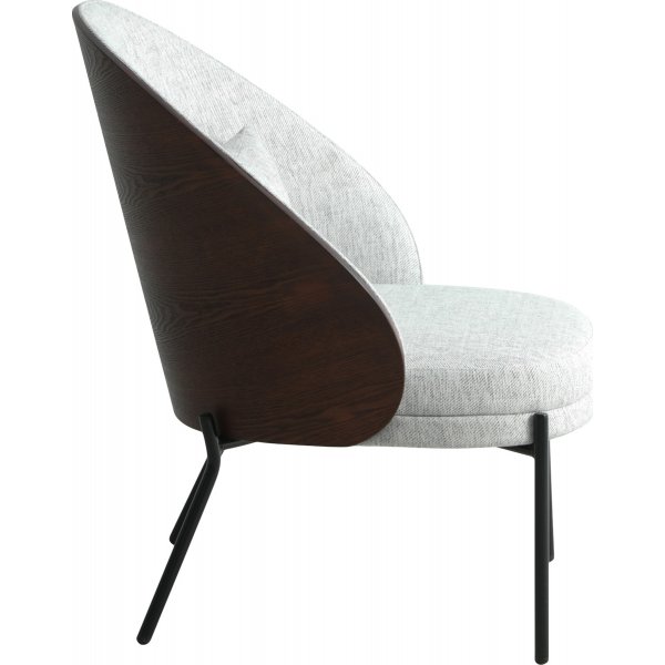 Canelas nojatuoli Vaaleanharmaa/Tummanruskea Canelas nojatuoli Vaaleanharmaa/Tummanruskea