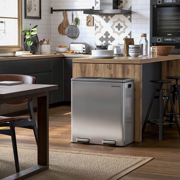 Daloa roskakori 60 l - hopea Daloa roskakori 60 l - hopea