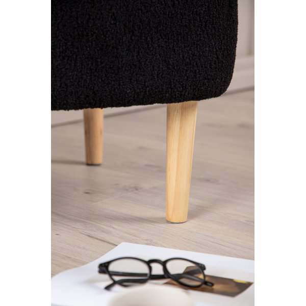 Salina pouf - musta Salina pouf - musta