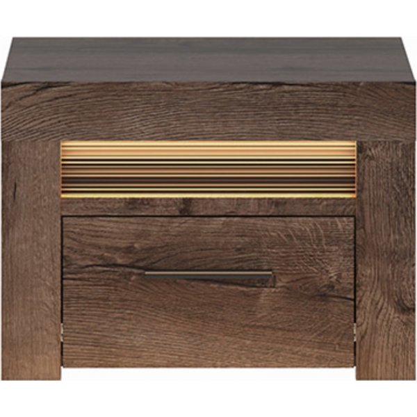 Baylar yöpöytä - tumma tammi Baylar yöpöytä - tumma tammi